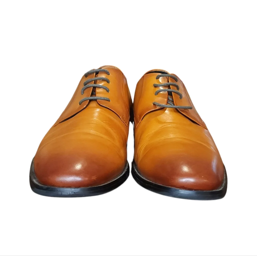 Gifennse Handmade Cow Hide Oxfords Men's Size 12